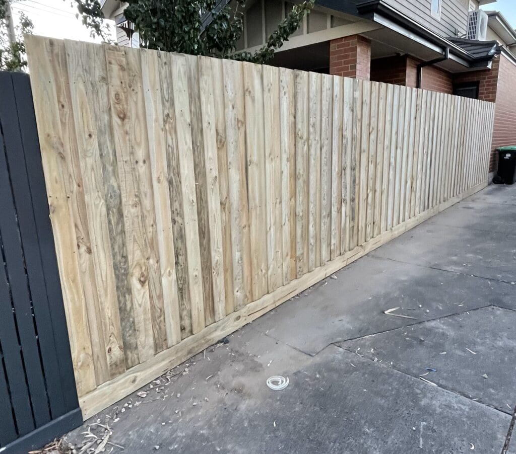 new timber fence